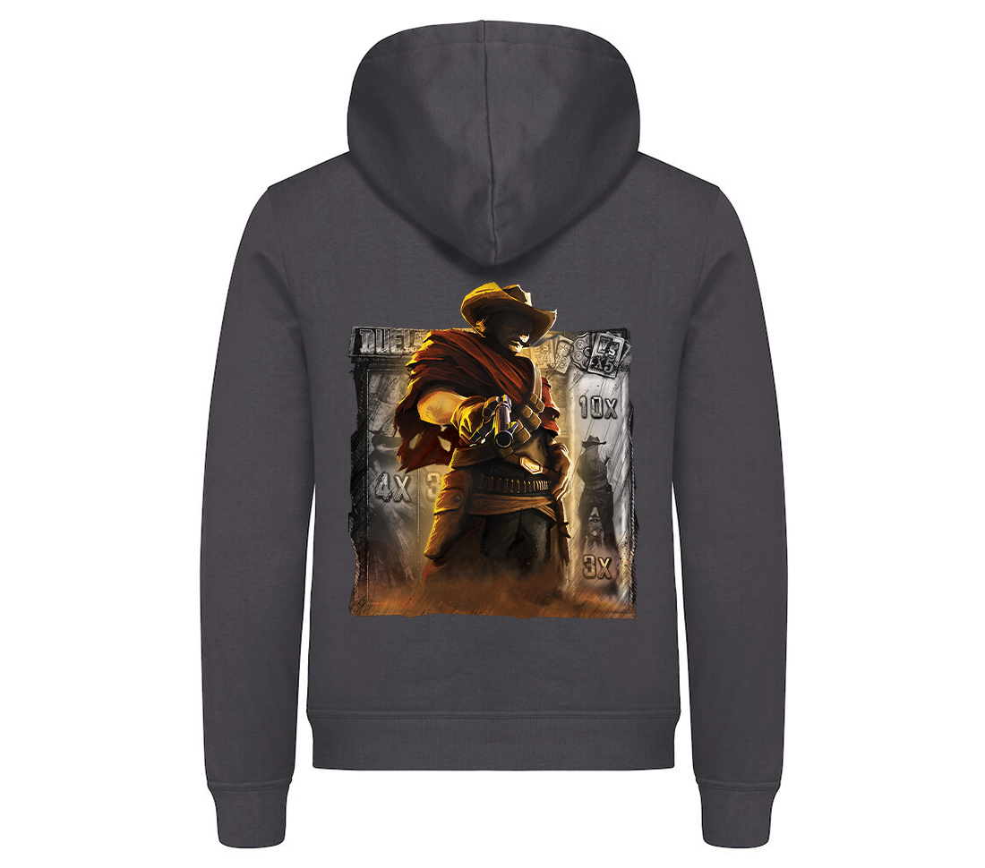 Grey Duel At Dawn Hoodie