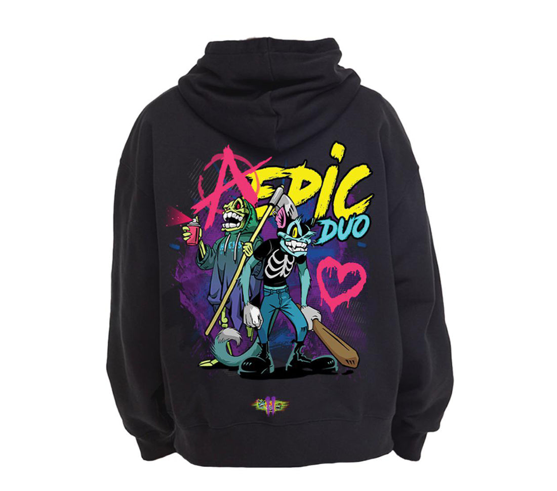 Chaos Crew II Black Hoodie